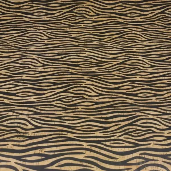 This is a febra printed pattern on cork fabric