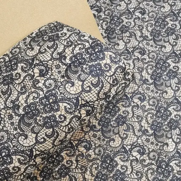 This is a webing printed pattern on cork fabric