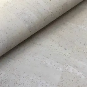 This is a light gray cork fabric