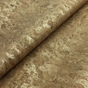 This is a natural with golden roots cork fabric