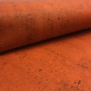 This is a orange cork fabric