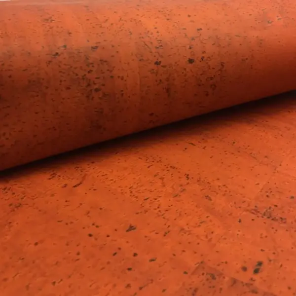 This is a orange cork fabric