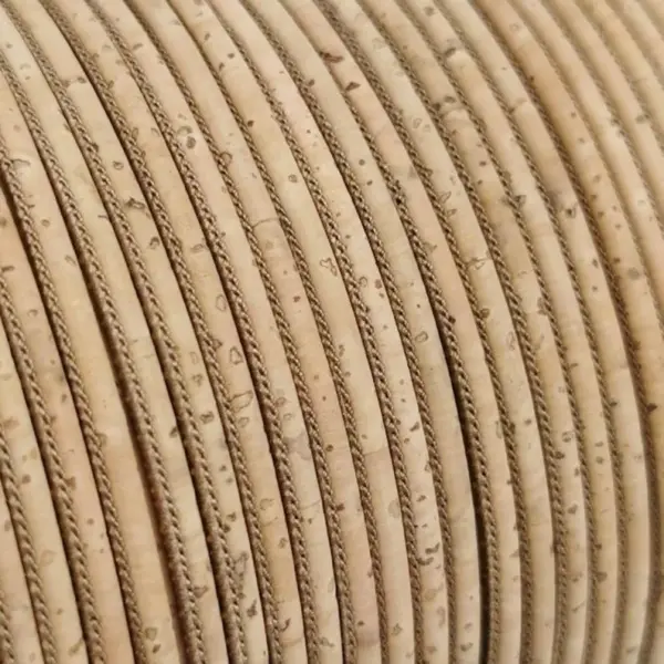 This is a 3mm natural superior round cork cord