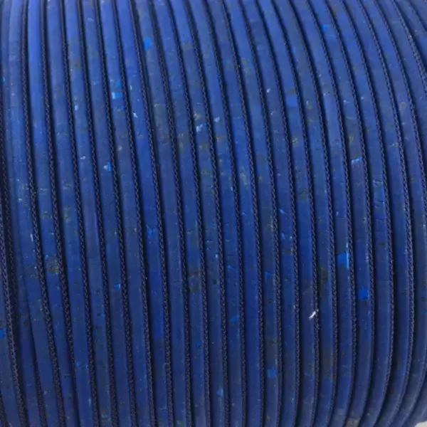 This is a 3mm royal blue superior round cork cord