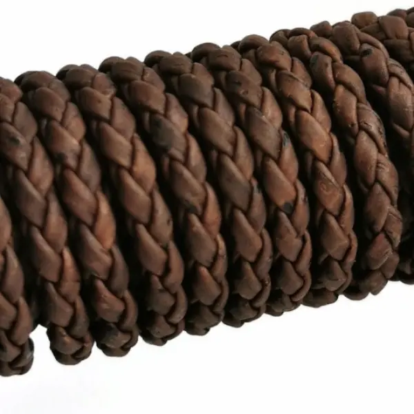 This is a 5mm brown superior braided round cork cord