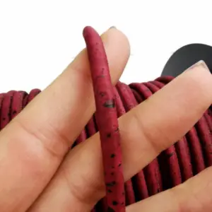 This is a 5mm bordeaux superior round cork cord
