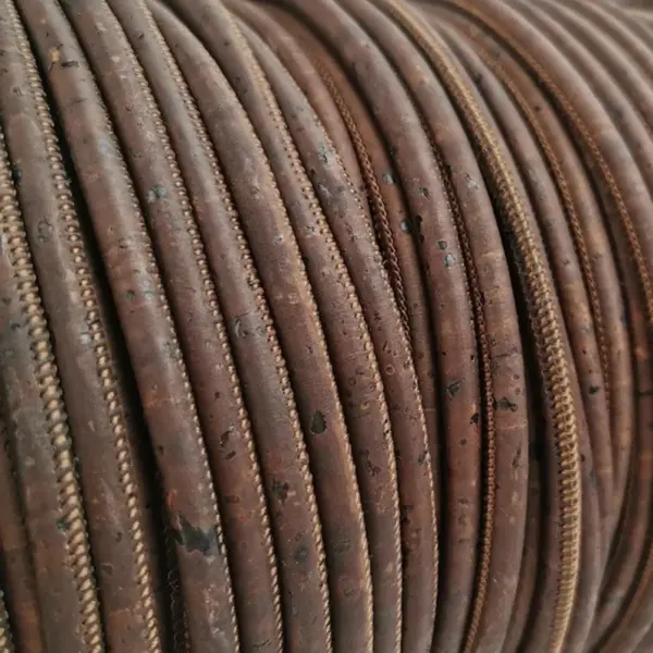 This is a 5mm brown superior round cork cord