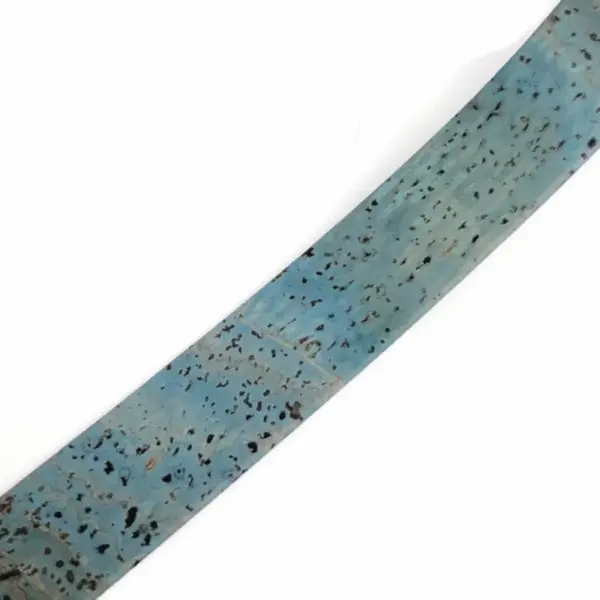 This is a 20mm petroleum blue superior flat cork cord
