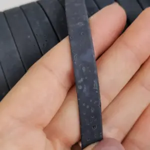 This is a 10mm dark gray superior flat cork cord