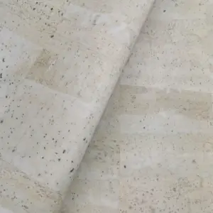 This is a gray cork fabric