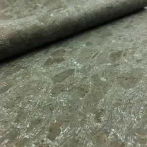 This is a green roots cork fabric