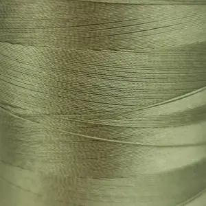 This is a army green polyester sewing thread
