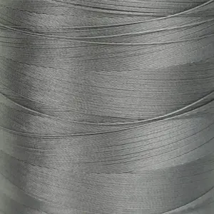 This is a dark gray polyester sewing thread