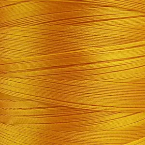 This is a yellow polyester sewing thread