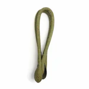 This is a 55cm army green cork handbag handle