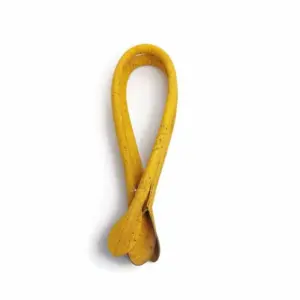 This is a 55cm yellow cork handbag handle