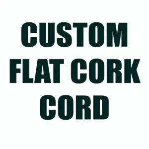 This is a custom listing for special production of flat cork cord