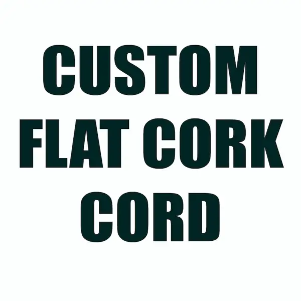 This is a custom listing for special production of flat cork cord