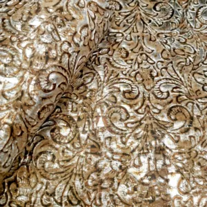 This is a embossed baroque rustic cork fabric