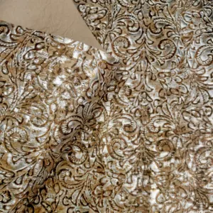 This is a embossed baroque rustic cork fabric